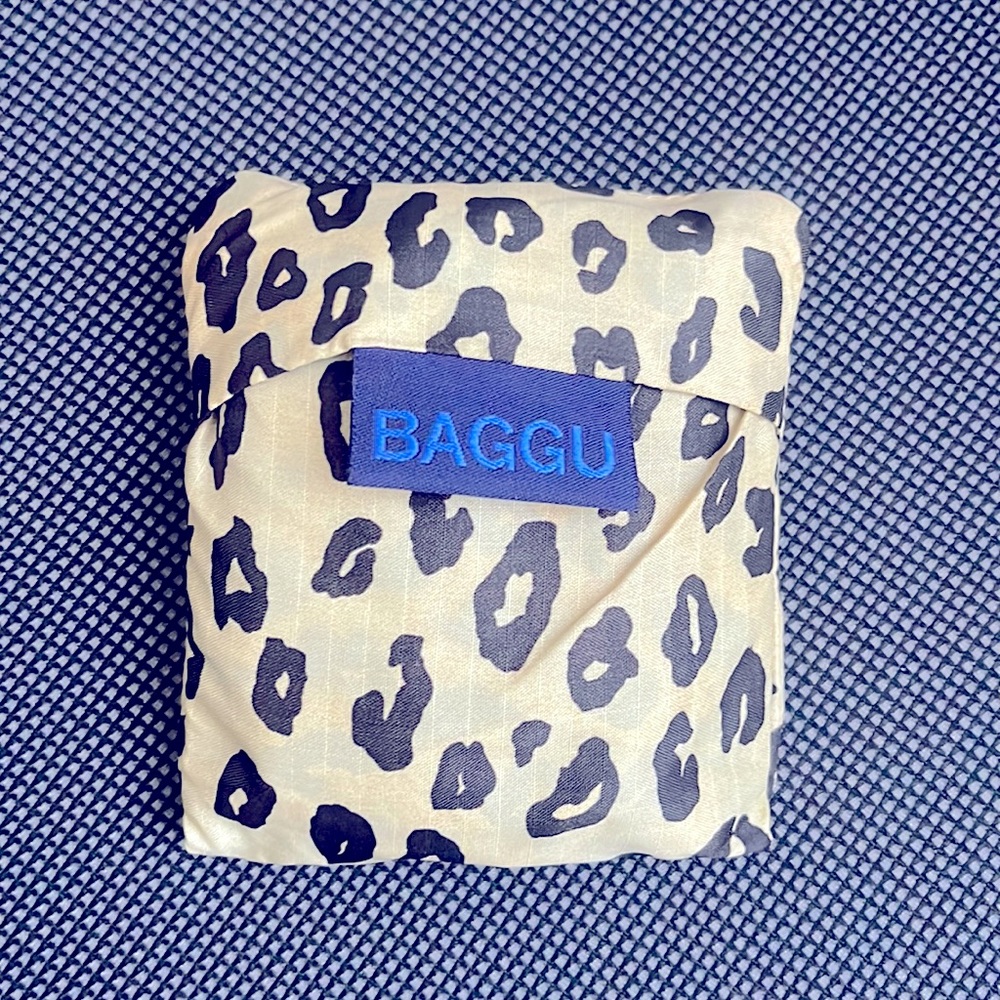 Baggu Mini Leopard Reusable Tote